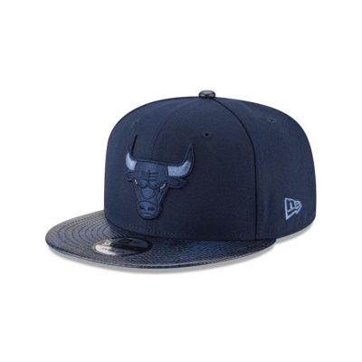 Sapca New Era Chicago Bulls NBA Snakeskin 9FIFTY Snapback - Albastri